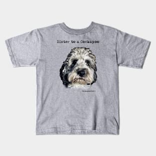 Cockapoo Dog Sister Kids T-Shirt